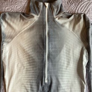 Nike Pro Dri Fit Quarter Zip Pullover. Fleeced lined. Size small